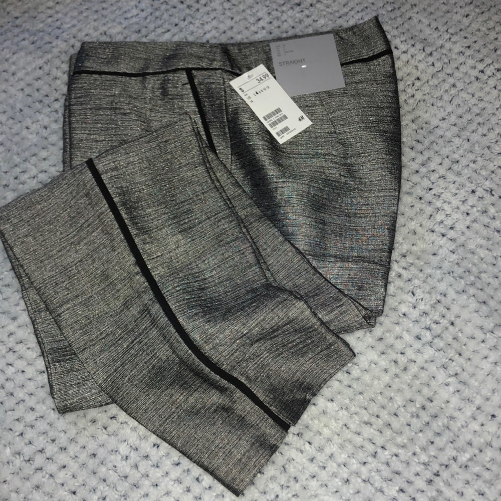 Black and grey dress pants